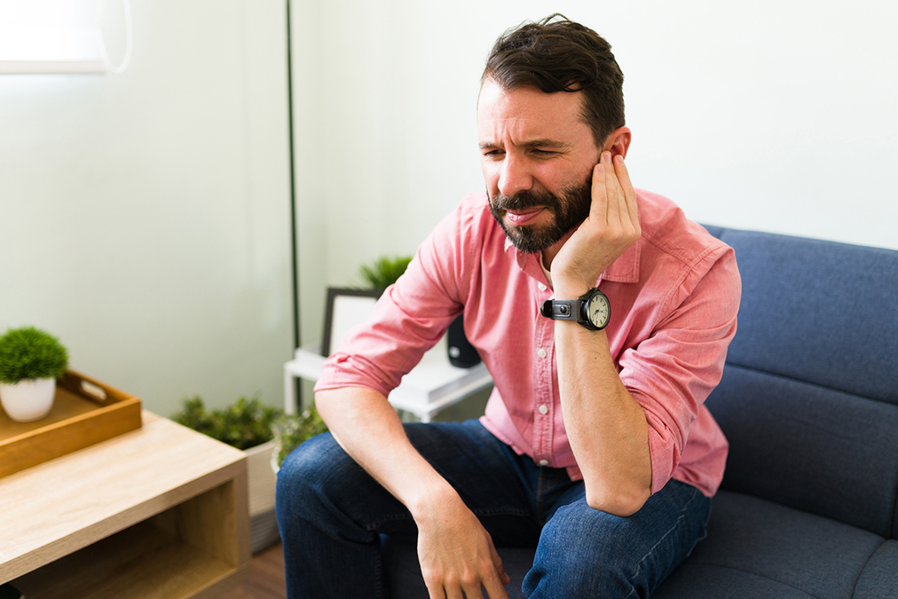 Veteran suffering with tinnitus